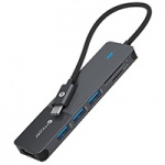 Bộ Chia Cổng Mazer USB-C Multimedia 6in1 (UC2MULTI7001)