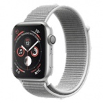 Apple Watch Series 4 40mm LTE Silver Aluminum Case with Seashell Sport Loop MTUF2