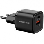 Sạc Rockrose 2 Cổng USB-C/A AC Neo 20W (RRTTC20EU) 