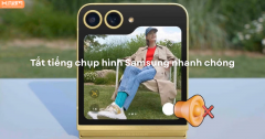 Hướng dẫn cách tắt tiếng khi chụp hình trên Samsung nhanh và hiệu quả