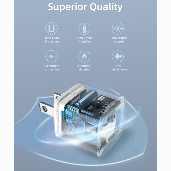 Sạc nhanh siêu nhỏ 20W Innostyle Ultra Minicube II (IMC20G2)