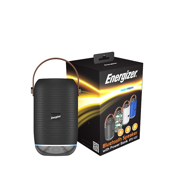 Loa Bluetooth Energizer Kiêm Pin Sạc Dự Phòng BTS-103