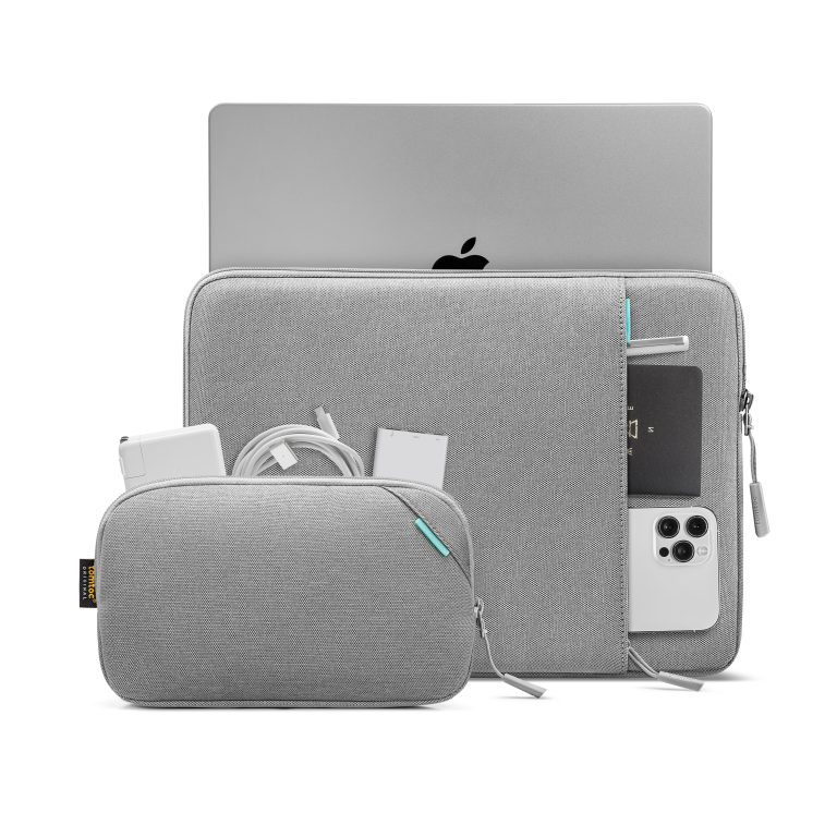 Túi Chống Sóc Tomtoc 360* Protective Kèm Túi Phụ Kiện Cho Macbook Pro 14”