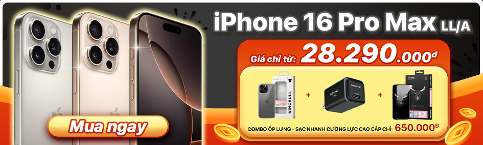 iPhone 16 Pro Max<br>Giá hấp dẫn