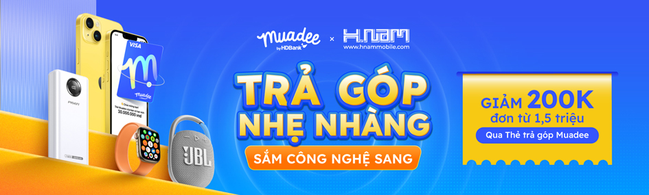 GIẢM THÊM 200K<br> Qua thẻ MUADEE