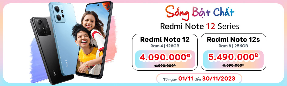Ưu đãi Redmi Note 12 series