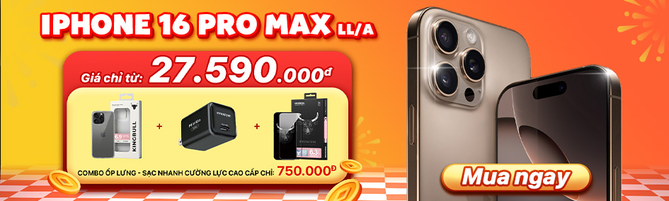 iPhone 16 Pro Max<br>Giá hấp dẫn