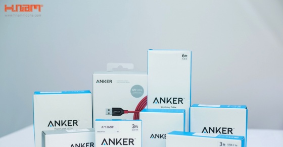 Anker - Phụ kiện thương hiệu nổi tiếng của Mỹ đã có mặt tại HnamMobile.