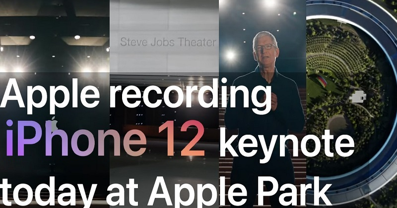 Apple đang ghi hình chuẩn bị ra mắt iPhone 12 tại Apple Park?
