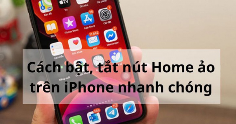 nút home ảo trên iphone