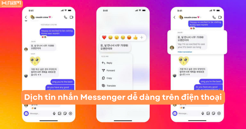 Cách dịch tin nhắn trên Messenger nhanh chóng chỉ với vài bước