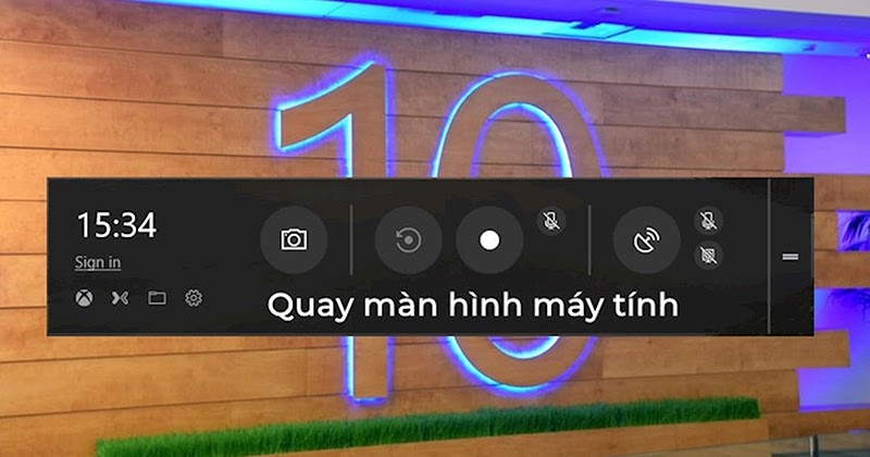 Cách quay màn hình laptop không cần phần mềm trên Windows 10