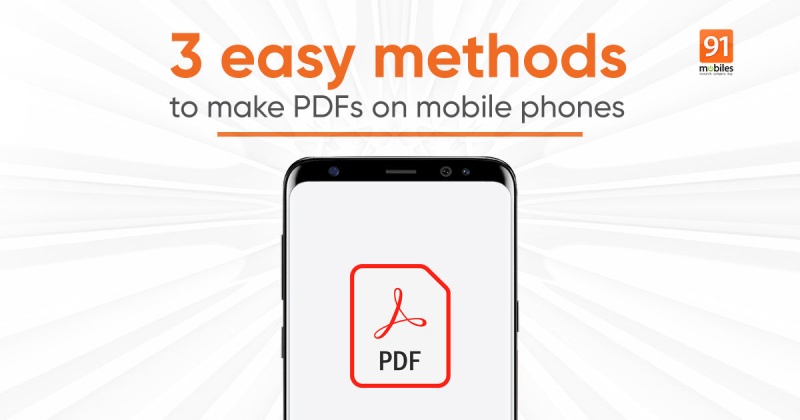 cách tạo file pdf trên điện thoại