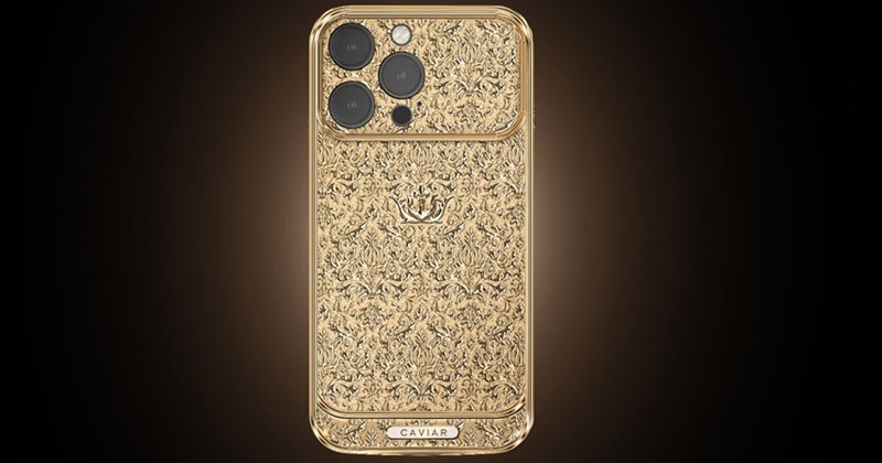 Caviar gây ấn tượng với bản độ iPhone 13 series bằng vàng cực chanh sả 