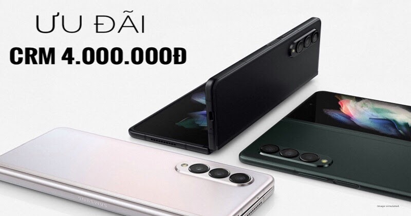 Chương Trình Ưu Đãi CRM 4.000.000đ Cho Người Tiêu Dùng Khi Nâng Cấp Lên Galaxy Z Fold3 5G