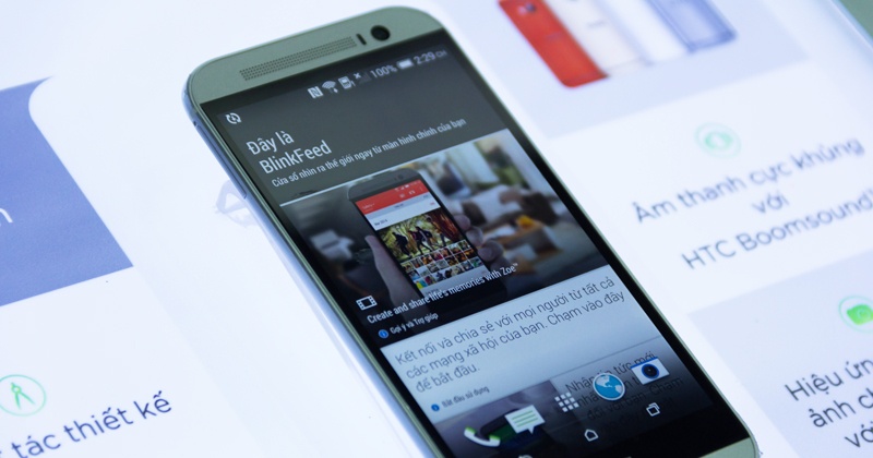 Hình ảnh HTC M8 bản trải nghiệm tại HnamMobile