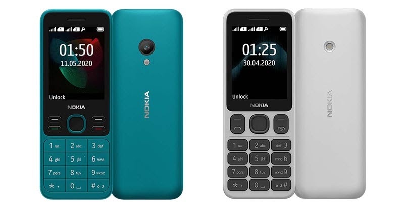 HMD Global ra mắt Nokia 125 và Nokia 150 (2020) với thiết kế cổ điển