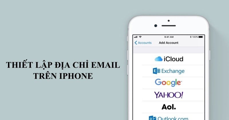 Hướng dẫn cài đặt tài khoản email và gửi email trên iPhone