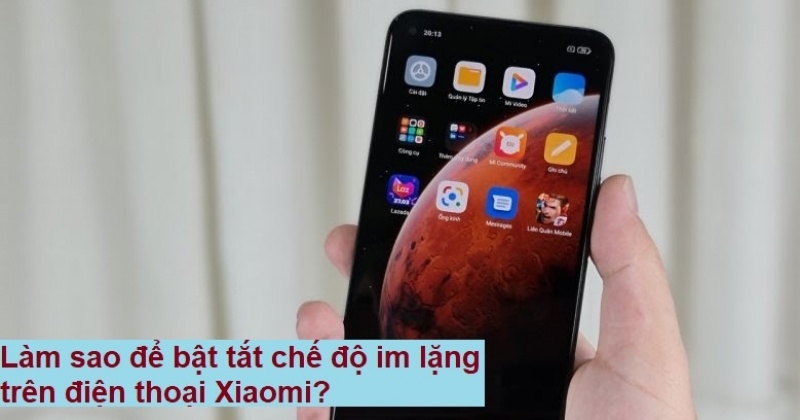 Hướng dẫn hẹn giờ bật tắt chế độ im lặng dành cho điện thoại Xiaomi