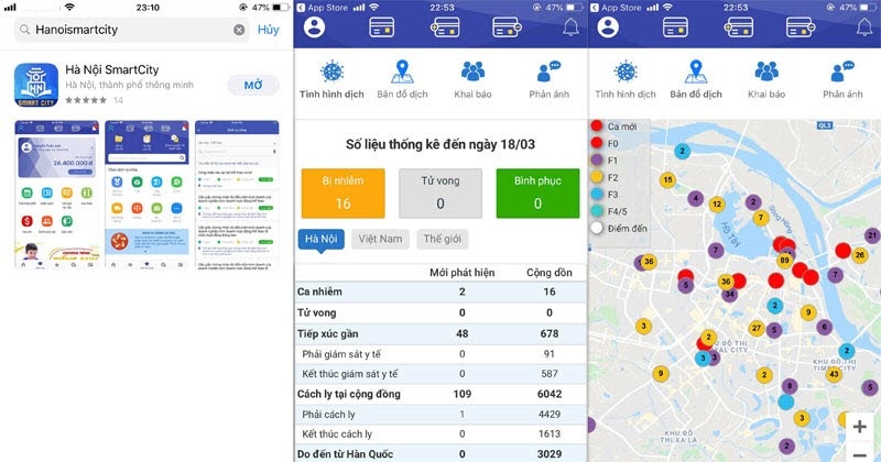 Hướng dẫn sử dụng ứng dụng Hà Nội SmartCity để theo dõi vị trí người nhiễm Covid-19