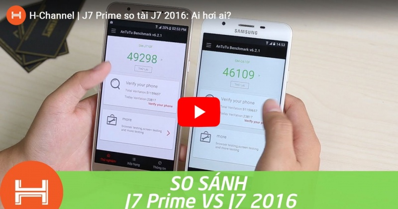 J7 Prime so tài J7 2016: Ai hơi ai? 