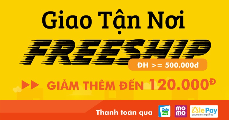 Mua Sắm Online Giảm Lên Đến 120.000đ - Giao Tận Nơi Miễn Phí