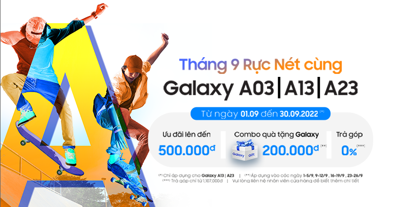 NHẬN NGAY COMBO BÁCH HÓA XANH & GALAXY PLAY ĐẾN 300.000Đ KHI MUA GALAXY A73, A53, A33