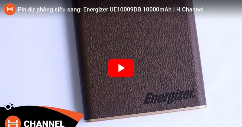 Pin dự phòng siêu sang: Energizer UE10009DB 10000mAh