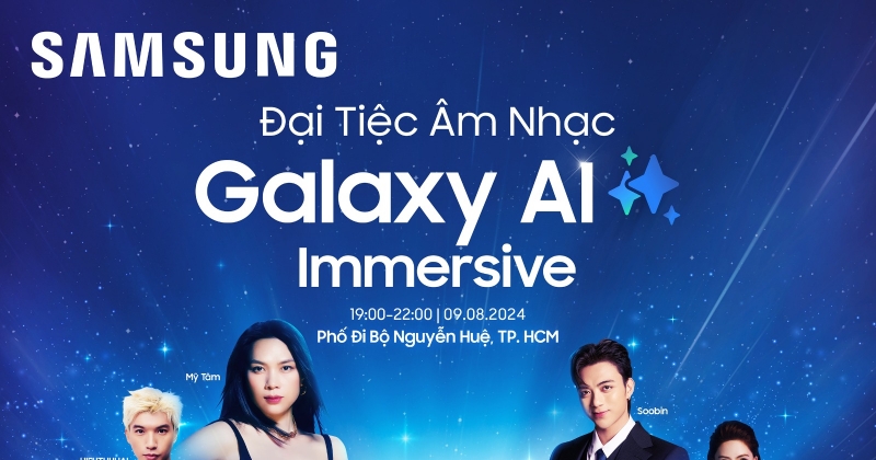 TẶNG 02 VÉ THAM DỰ ĐẠI TIỆC ÂM NHẠC GALAXY AI - IMMERSIVE CHO CHỦ SỞ HỮU GALAXY Z FOLD6 | Z FLIP6