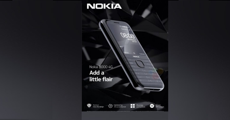 Xuất hiện hình ảnh Nokia 8000 4G với màn hình 2,8 inch sử dụng chipset S210