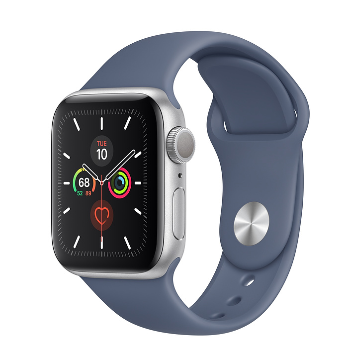 Apple Watch Series 5 40mm Silver Aluminum Case with Sport ...