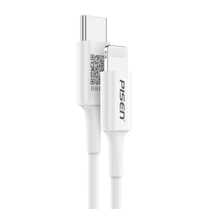 Cáp Pisen USB-C to Lightning Quick 3A 1000mm (CL-PD-1000) 