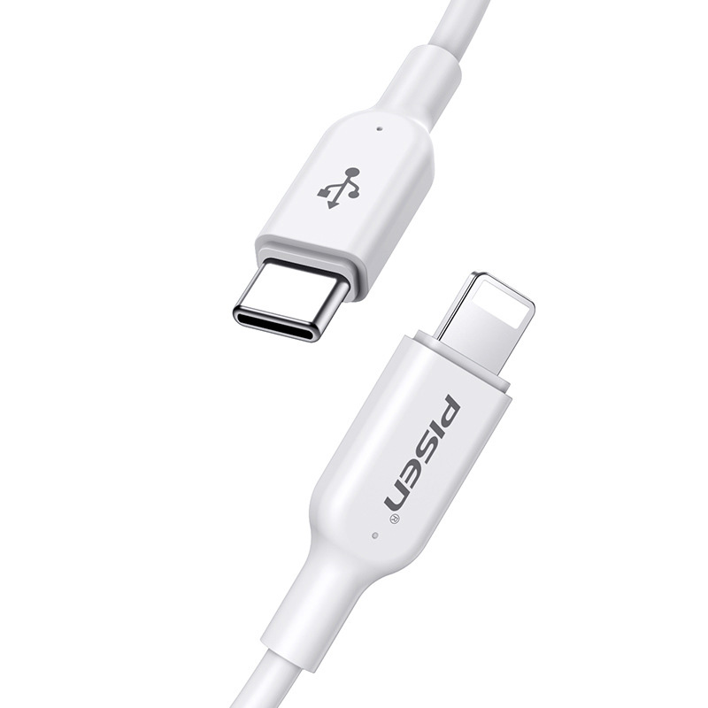 Cáp Pisen USB-C to Lightning Quick 3A 1000mm (CL-PD-1000) 