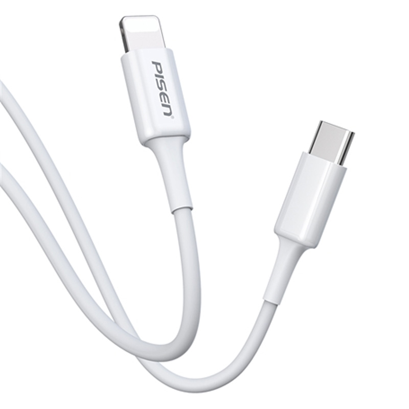 Cáp Pisen USB-C to Lightning Quick 3A 1000mm (CL-PD-1000) 