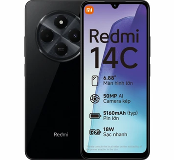 Xiaomi Redmi 14C 128GB Ram 4GB Chính Hãng