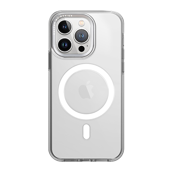 Ốp Lưng UniQ Hybrid Magclick Charging Calio iPhone 15 Pro Nude