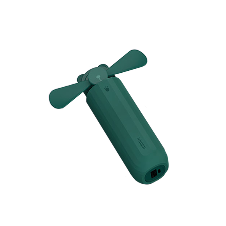 Quạt Mini Kiêm Sạc Dự Phòng Idmix Teddy Bear 2000mAh - Midnight 1