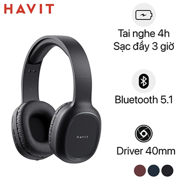 Tai Nghe Chụp True Wireless Havit H2590BT 
