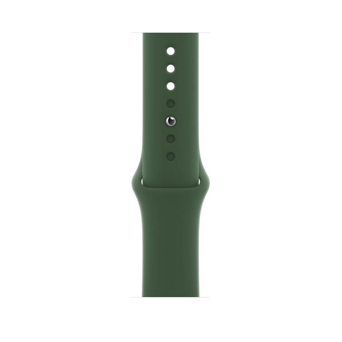 Apple Watch Series 7 GPS 41mm Green Aluminium Case with Clover Sport Band MKNF3