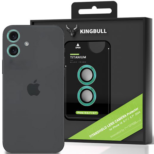 Ốp Len Bảo Vệ Camera Mipow Kingbull iPhone 16 - 16 Plus (BJ16A) 