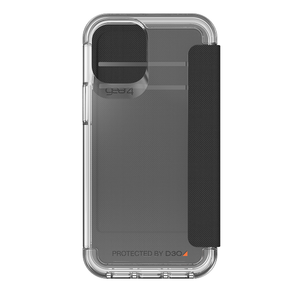Ốp lưng chống sốc Gear4 D3O Wembley Flip iPhone 12 Pro Max (trong suốt)