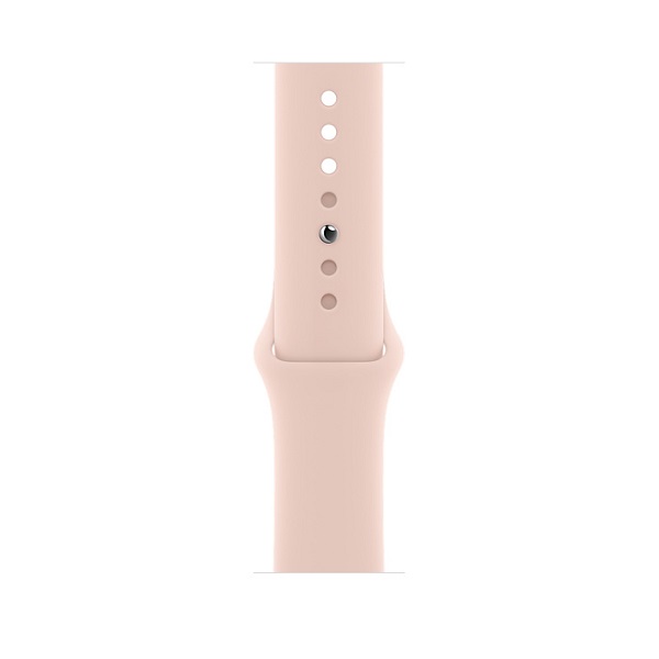 Apple Watch SE 44mm GPS Gold Aluminium Case with Pink Sand Sport Band MYDR2