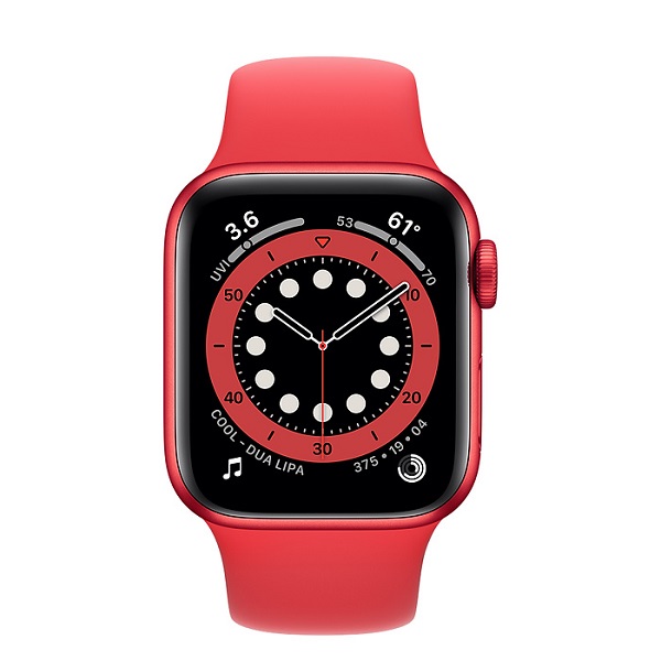 Apple Watch Series 6 44mm GPS PRODUCT RED Aluminium Case with PRODUCT RED Sport Band M00M3