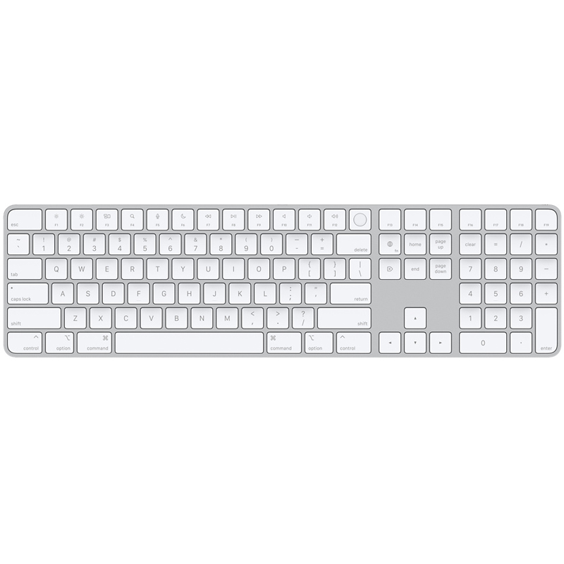 Bàn phím không dây Apple Magic Keyboard with Touch ID and Numeric Keypad MK2C3ZA