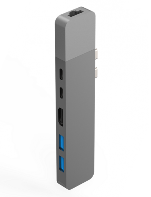 Bộ chia cổng HyperDrive USB-C Net 6in2 (GN28N) 