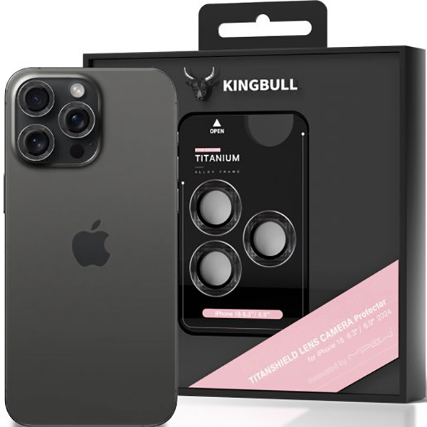 Ốp Len Bảo Vệ Camera Mipow Kingbull iPhone 16 Pro - 16 ProMax (BJ16B)