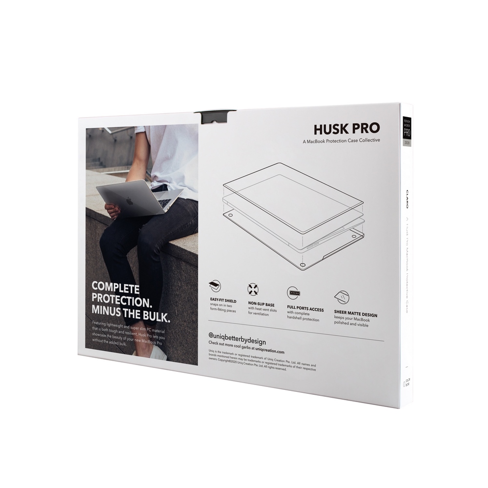 Ốp Lưng Uniq Husk Pro Claro Macbook Pro 13inch