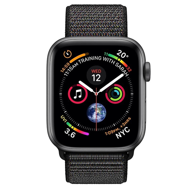 Apple Watch Series 4 44mm GPS Space Black Aluminum Case ...