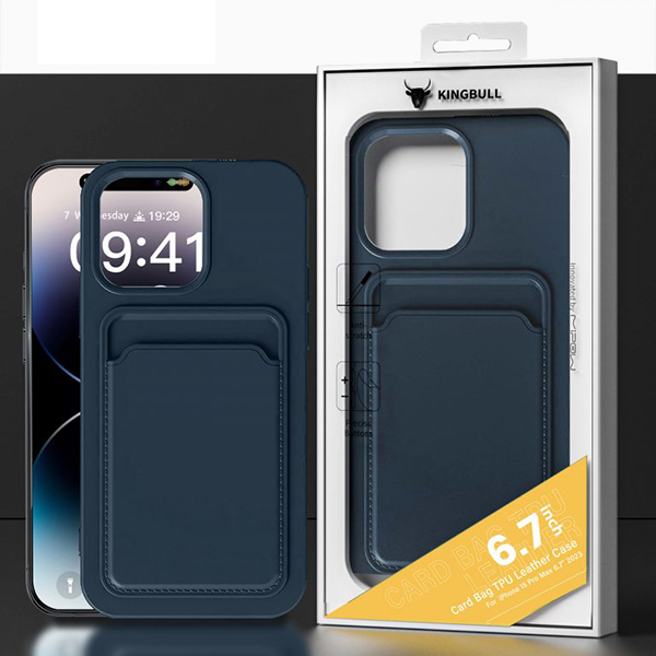 Ốp Lưng Mipow Card Bag Tpu Leather Case for iPhone 15 Pro Max (MC15A04)