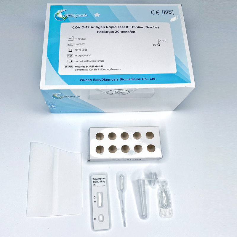 Bộ Kit test nước bọt Easy Diagnosis COVID-19 Antigen Rapid
